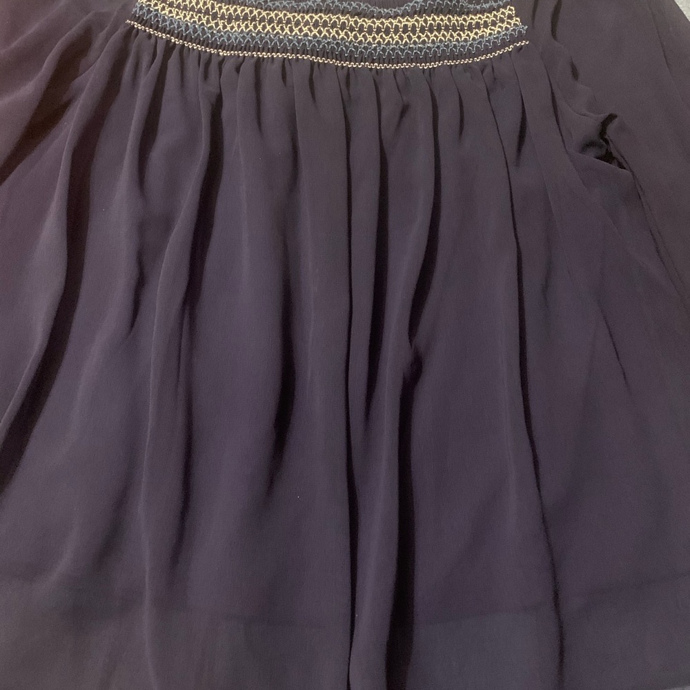 Off the shoulder top with sheer sleeves